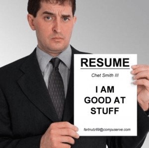 Layout Your Resume!